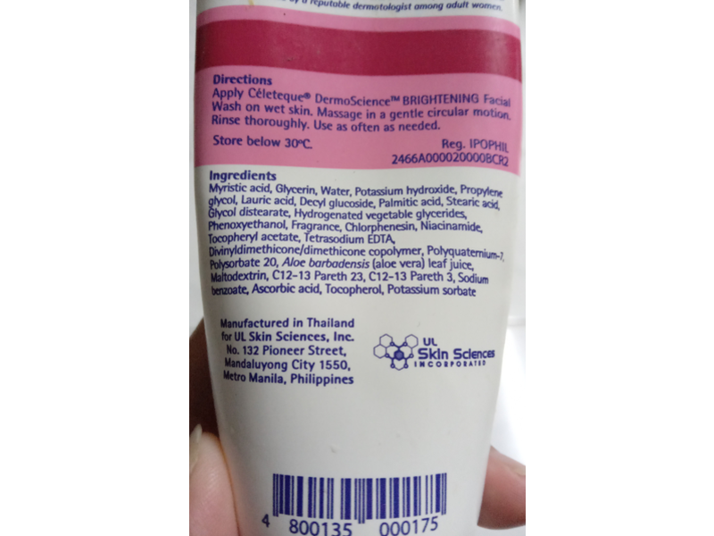 Celeteque Brightening Facial Wash, 75 mL