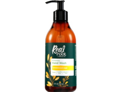 Real Root By Sprouts Moisturizing Hand Wash, Sandalwood Sage, 12 fl oz/354 mL