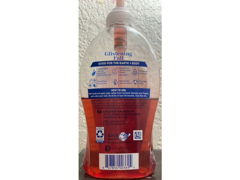 Softsoap Glistening Fall Liquid Hand Soap, Apple Scent, 11.25 fl oz/332 mL