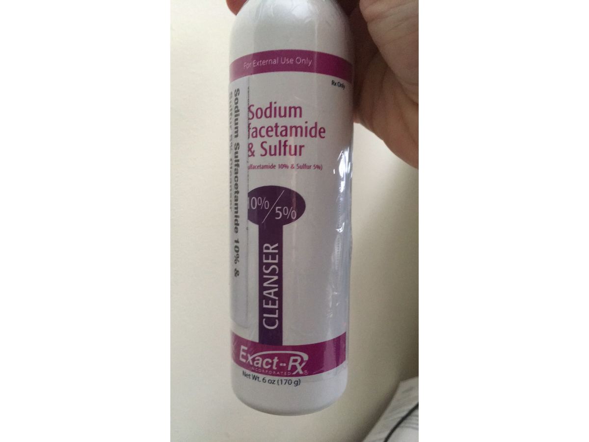 Sodium Sulfacetamide & Sulfur Cleanser 10/5 (RX), 6 Oz, Exact-Rx