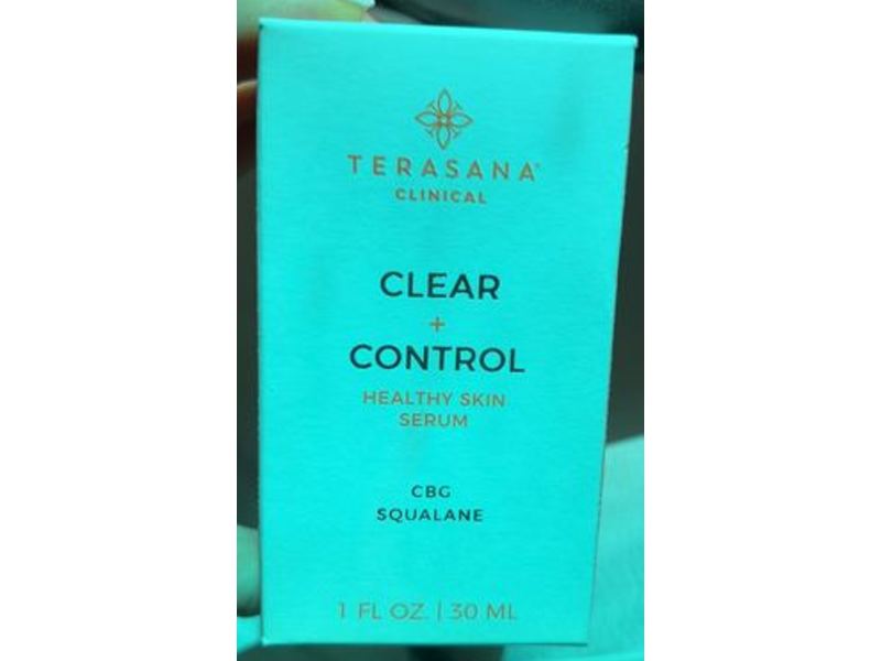 Terasana Clear + Control Healthy Skin Serum,1 fl oz/30 mL