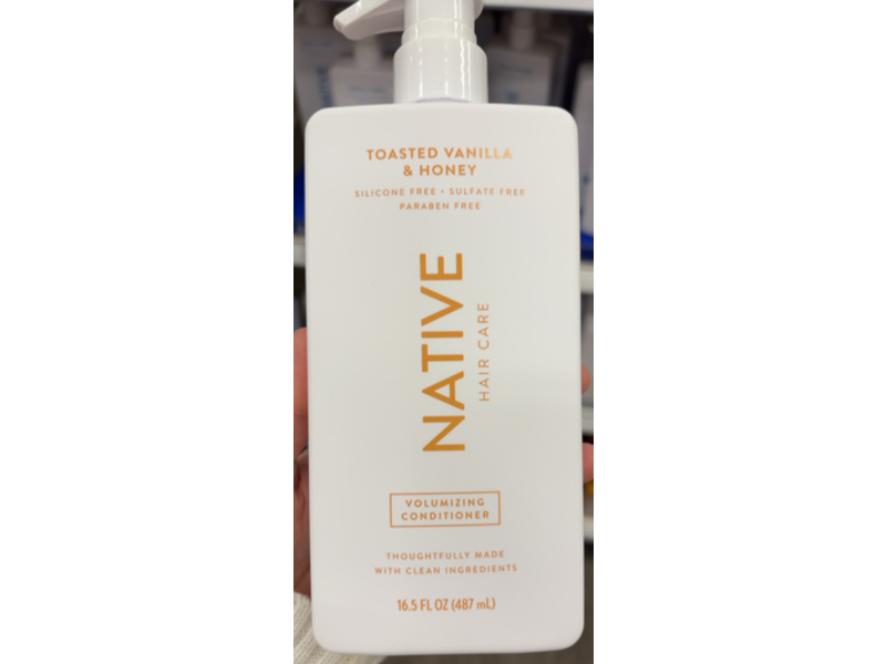 Native Volumizing Conditioner, Toasted Vanilla & Honey, 16.5 fl oz/487 mL