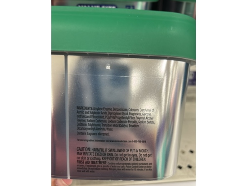 Cascade Platinum Dishwasher Detergent, Lemon Scent, 40 Pacs, 21.6 oz/612 g