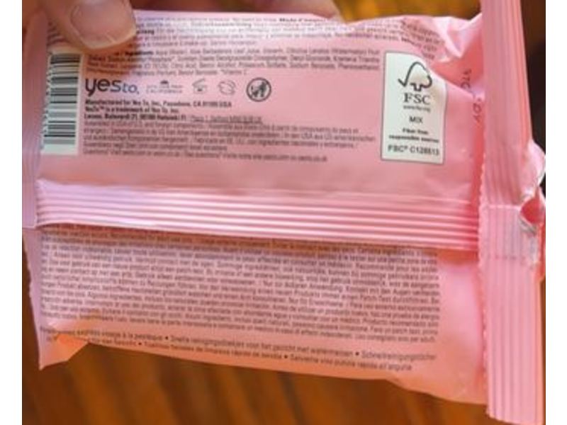 Yesto Refreshing Facial Wipes, Watermelon