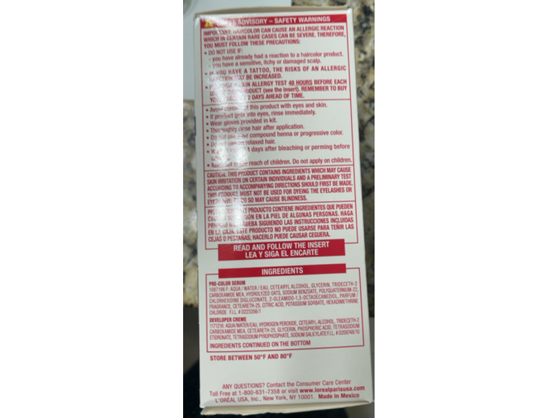 L'Oreal Paris Excellence Creme Permanent Hair Color, 7.5 Neutral Dark Blonde