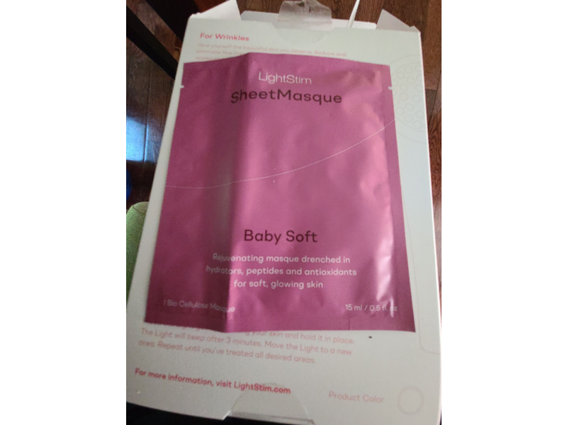 Lightstim Sheetmasque, Baby Soft, 0.5 fl oz/15 mL