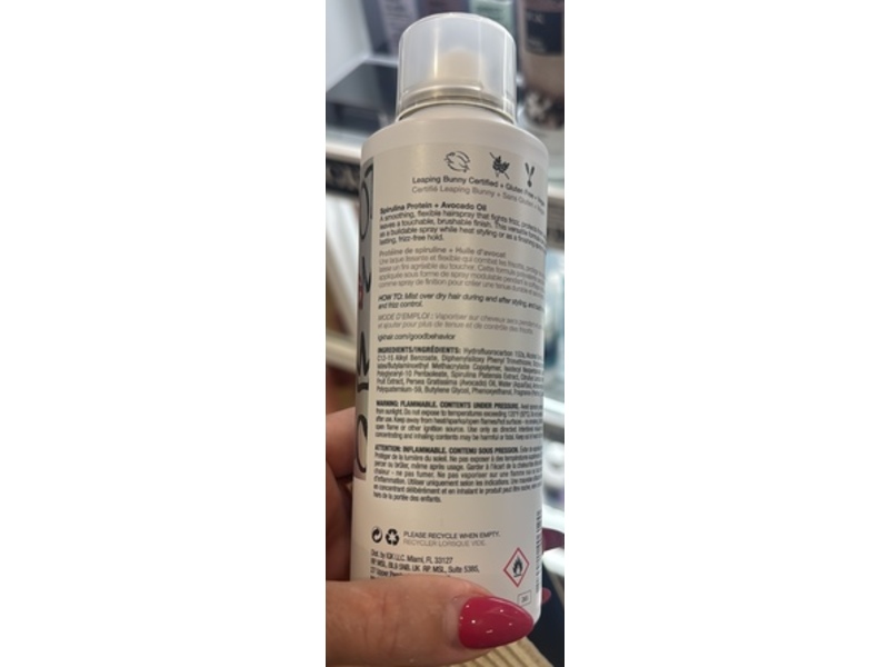 IGK Good Behavior Smooth Flexible Anti Frizz Hairspray, 5 oz/168 mL