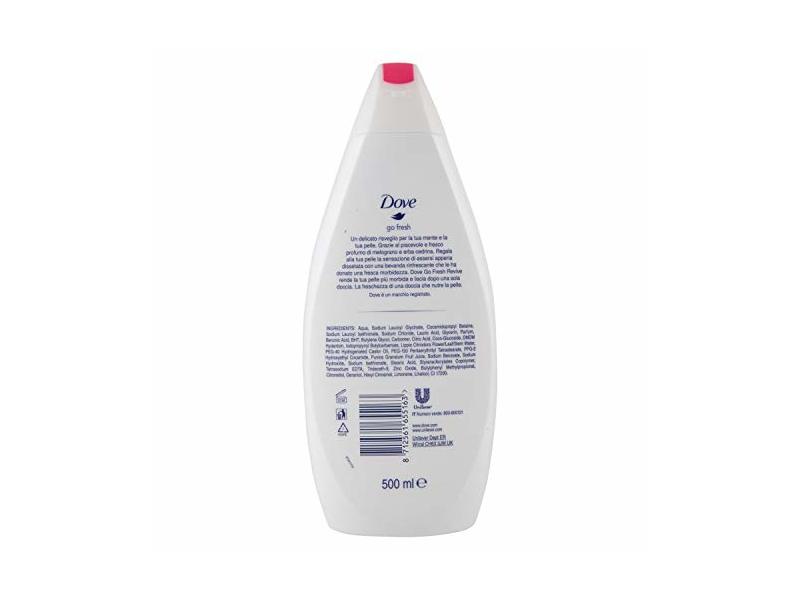 Dove Go Fresh Revive Pomegranate Body Wash 500ml