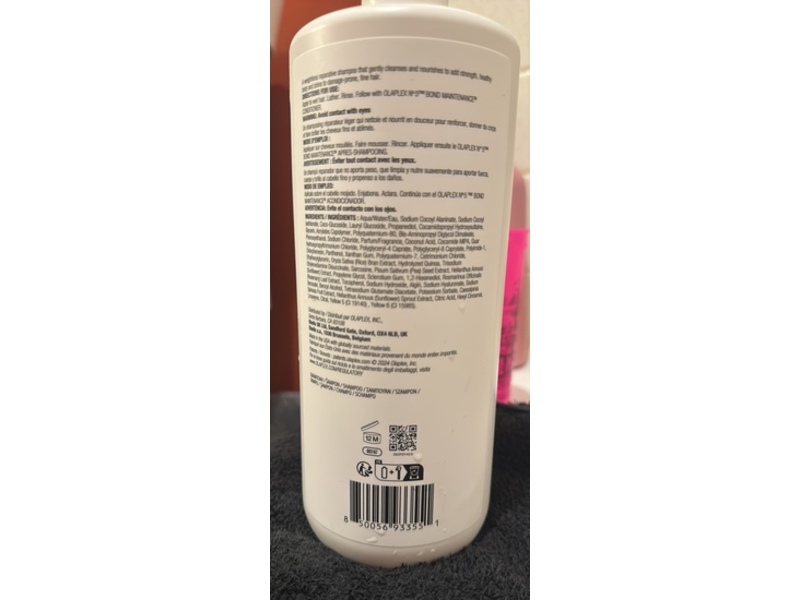 Olaplex No. 4 Fine Bond Maintenance Shampoo, 33.8 fl oz/1000 mL