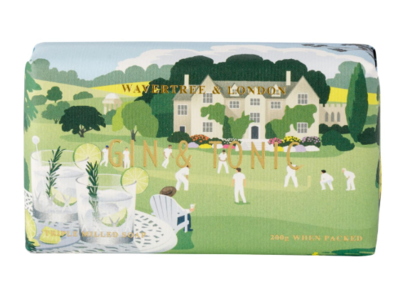 Wavertree & LondonTriple Milled Bar Soap, Gin & Tonic, 7 oz/200 g