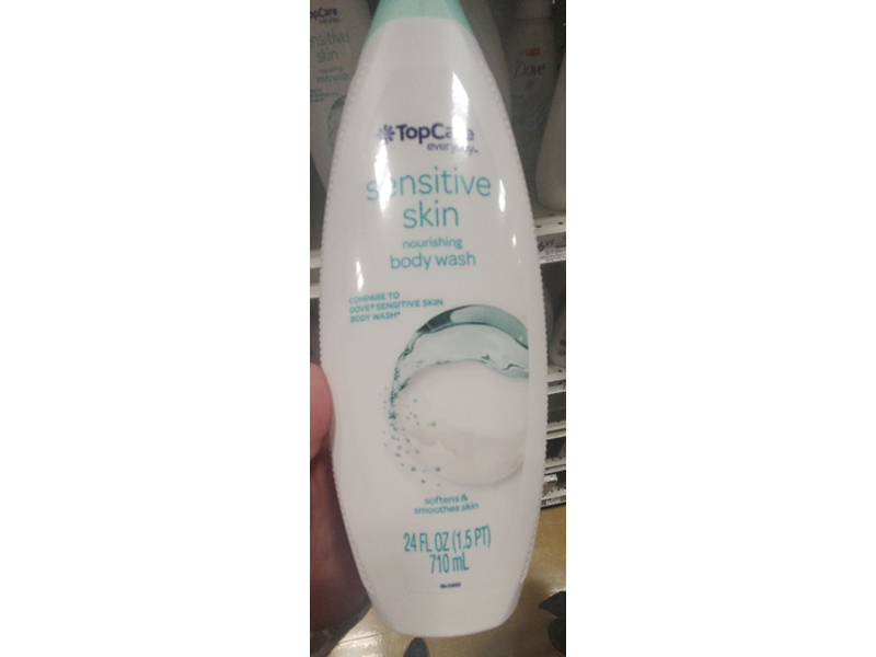 TopCare Sensitive Skin Nourishing Body Wash, 24 fl oz/710 mL