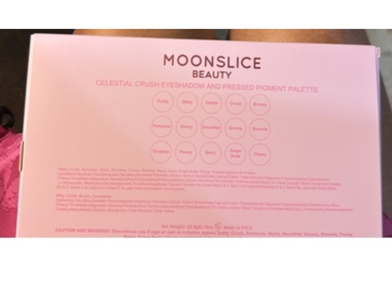 Moonslice Beauty Celestial Crush Eyeshadow And Pressed Pigment Palette, 0.74 oz/20.9 g