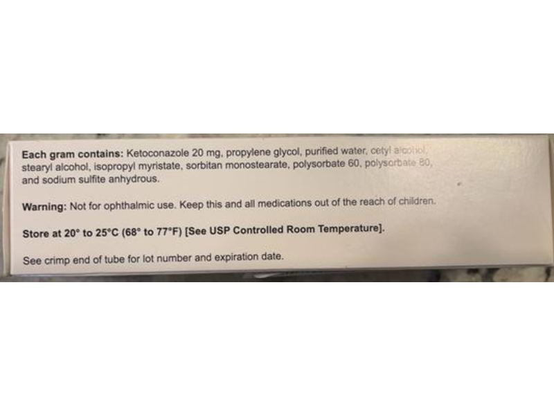 Ketoconazole Cream, 2%, 60 g Encube Ethicals Priate Limited (RX)