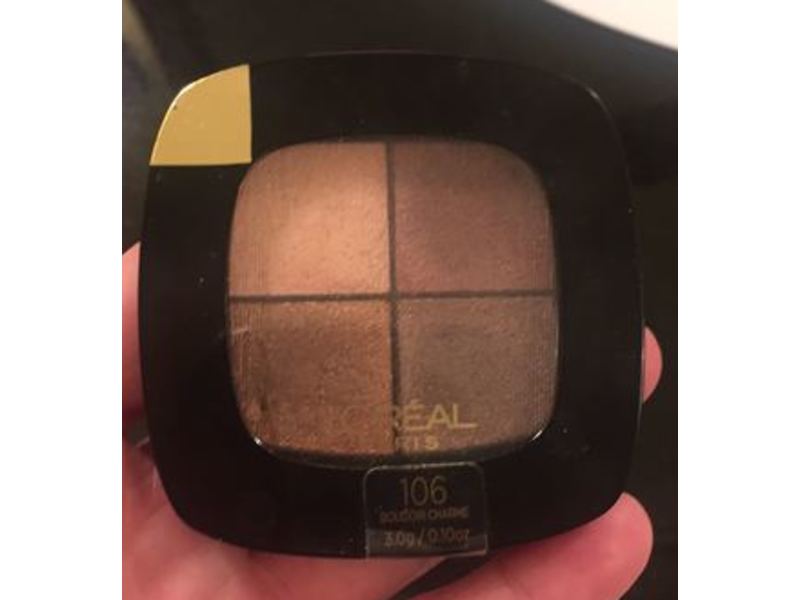L'Oreal Paris Color Riche Pocket Eyeshadow Palette, 106 Boudoir Charme, 0.10 oz/3 g