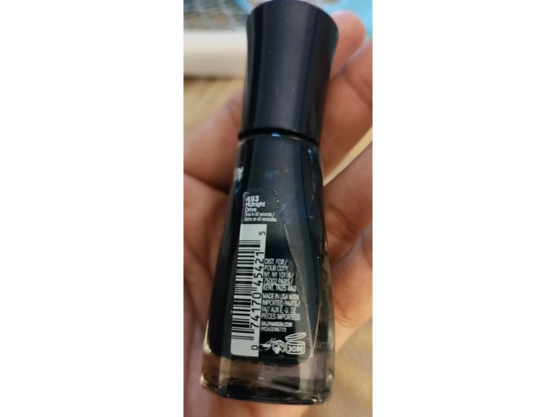 Sally Hansen Insta-Dri Nail Color, Midnight Drive, 0.31 fl oz/9.17 mL