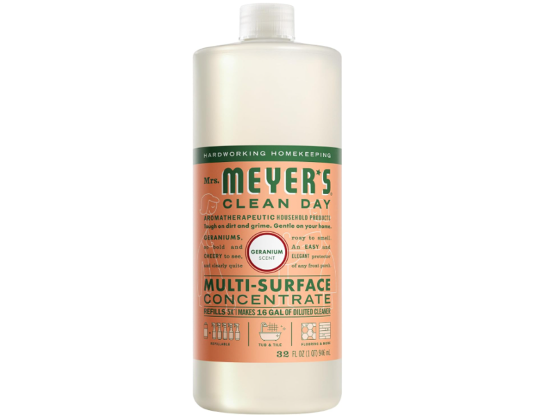Mrs. Meyer's Clean Day Multi-Surface Concentrate, Geranium Scent, 32 fl oz/946 mL