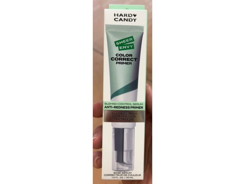 Hard Candy Color Correct Anti-Redness Primer, Salicylic Acid + Tea Tree Oil, 1.0 fl oz/30 mL
