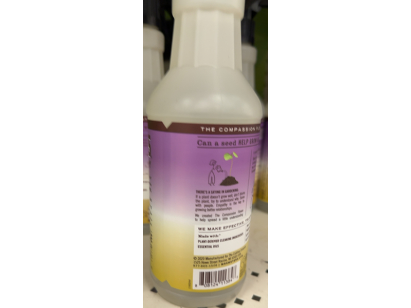Mrs. Meyer's Clean Day Multi-Surface Everyday Cleaner, Compassion Flower Scent,16 fl oz