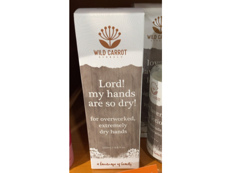 Wild Carrot Lord! My Hands Are So Dry! Lotion, 6.8 fl oz/200 mL