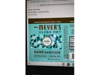 Mrs. Meyer's Clean Day Hand Sanitizer, Basil Scent, 2 fl oz/59 mL - thumbnail 4