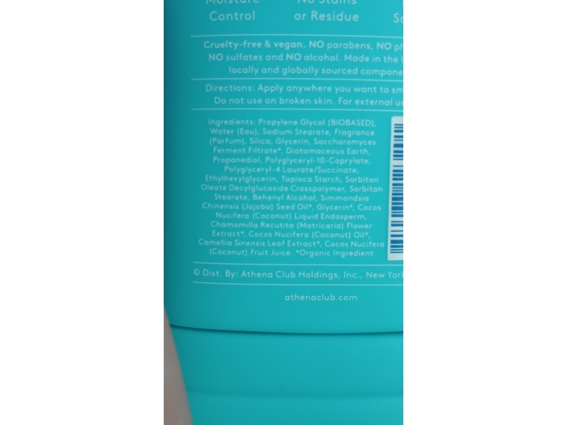 Athena Club All Over Deodorant, Sea Splash, 3 oz/85 g