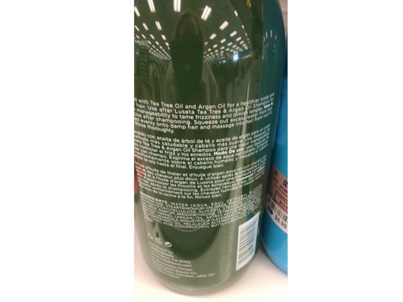 Luseta Tea Tree & Argan Oil Conditioner, 33.8 fl oz/1 L