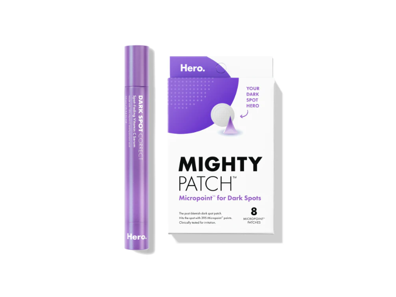 Hero Cosmetics The Brightening Twins, Micropoint Dark Sport Patch + Dark Spot Correct Serum