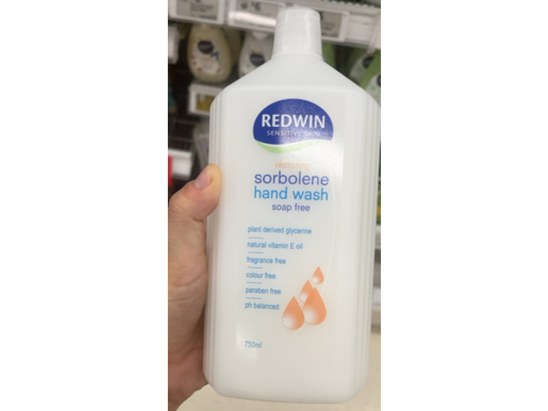 Redwin Sorbolene Hand Wash, Vitamin E, 750 mL