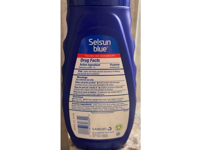 Selsun Blue Antidandruff Shampoo, Maximum Strength,11 fl oz/325 mL