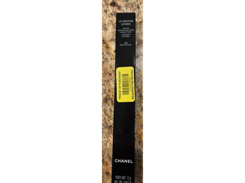 Chanel Le Crayon Levres Lip Pencil, 156 Beige Naturel, 0.04 oz/1.2 g