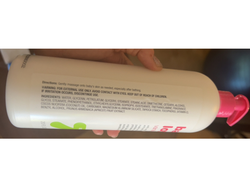 Up & Up Baby Lotion, Vanilla + Apricot, 20 fl oz/519 mL