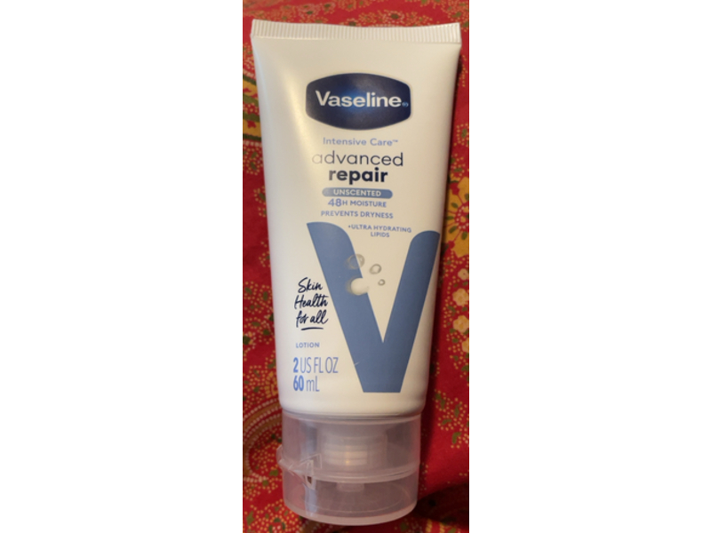 Vaseline Intensive Care Unscented Advanced Repair Lotion, 2 fl oz/60 mL