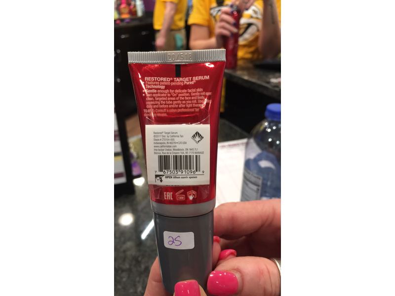 California Tan Restored Target Serum Red Light Therapy, 1 oz ...