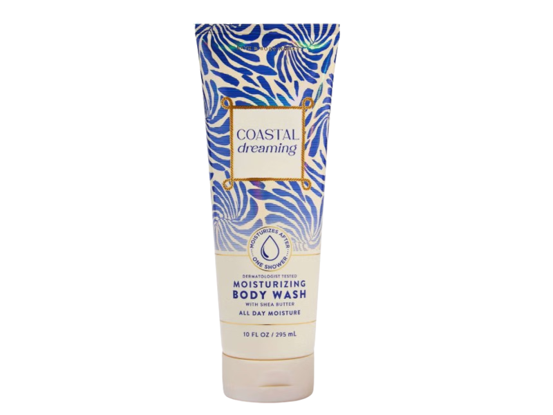 Bath & Body Works Moisturizing Body Wash, Coastal Dreaming, Shea Butter, 10 fl oz/295 mL