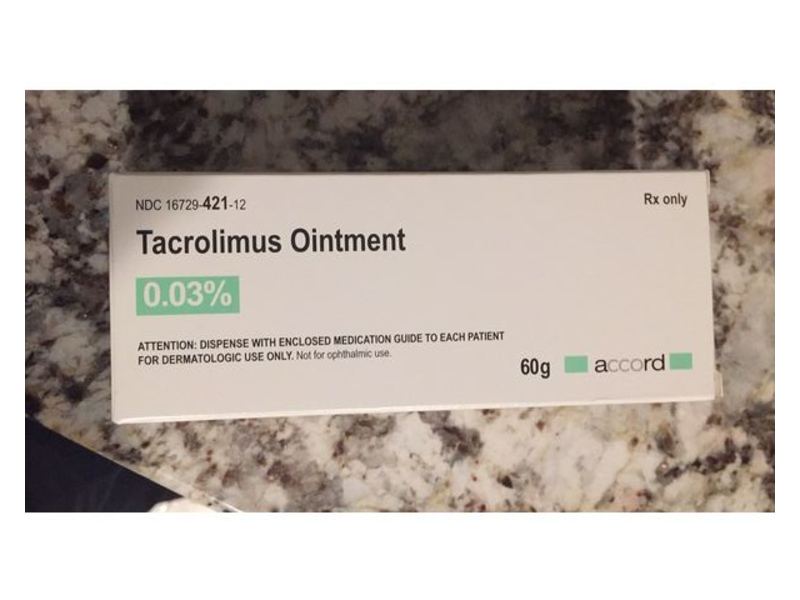 Tacrolimus Ointment, 0.03%, 60 g, Accord Healthcare Inc. (RX)