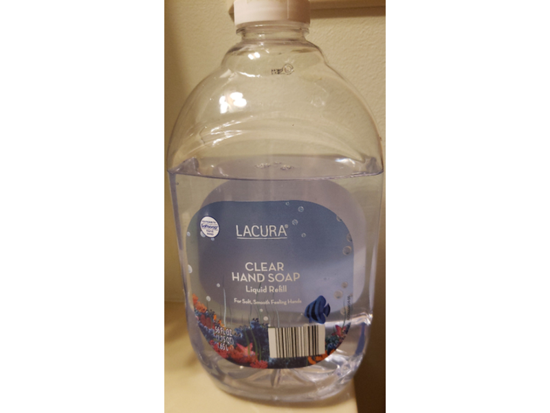 Lacura Liquid Hand Soap Refill, Clear, 56 fl oz/1.65 L