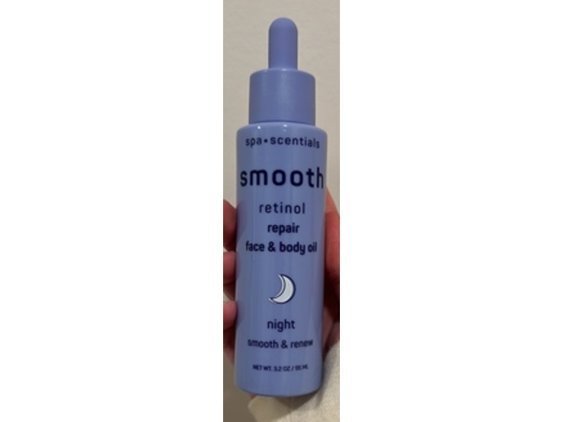 Spa.Scentials Smooth Retinol Repair Face & Body Oil, 3.2 oz/95 mL