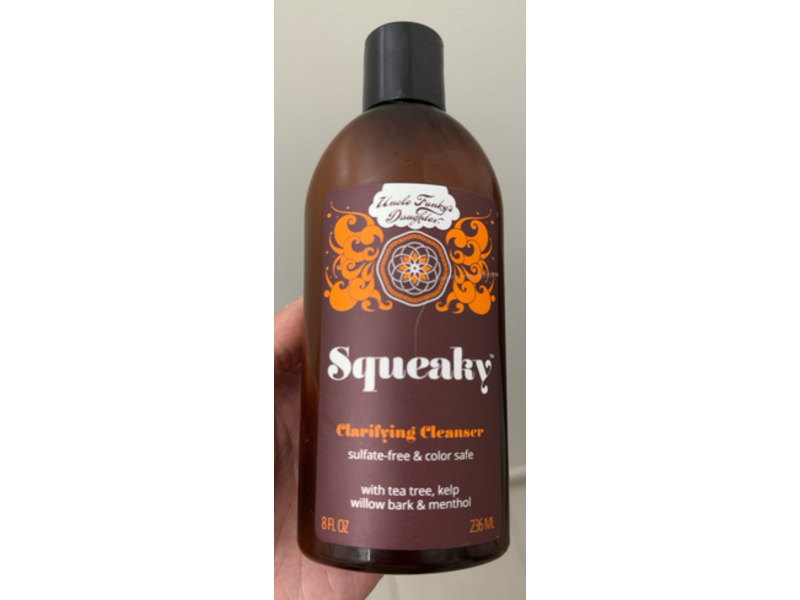 Uncle Funky's Daughter Squeaky Clarifying Cleanser, Tea Tree, Kelp, Willow Bark & Menthol, 8 fl oz/236 mL