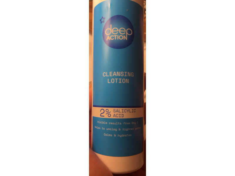 Superdrug Deep Action Cleansing Lotion, 2% Salicylic Acid, 200 mL