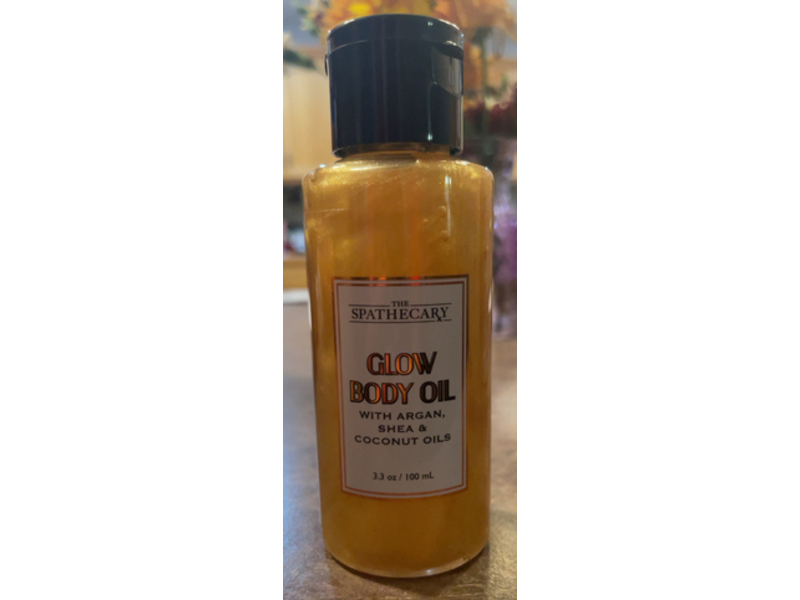 The Spathecary Glow Body Oil, Argan, Shea & Coconut Oils, 3.3 oz/100 mL