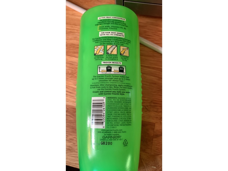 Garnier Fructis Fortifying Cream Conditioner, 40 fl oz/1.18 L