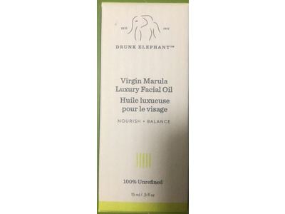 乳液・ミルク Drunk Elephant Virgin Marula Facial Oil Amazon.com: Drunk Elephant Virgin Marula Luxury Facial Oil