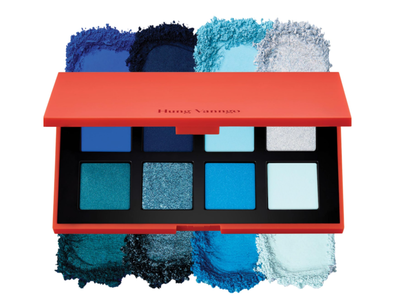 Hung Vanngo Color Story Eyeshadow Palette, Brilliant Blue, 0.06 oz/8 g