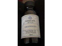 Vitality Extracts Pure Carrier Oil, Grapeseed, 30 mL - thumbnail 2