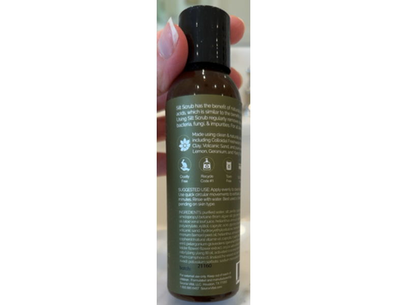 Source Vital Apothecary Silt Scrub, 4.46 fl oz/132 mL