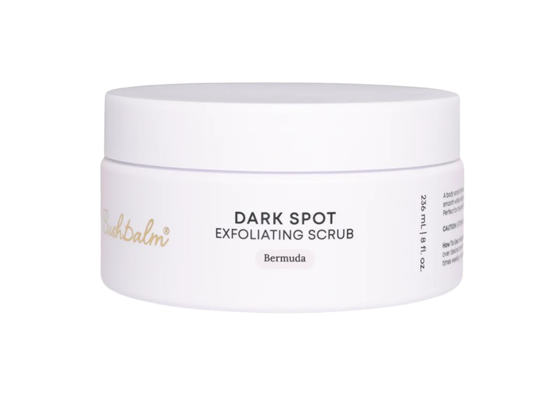 Bushbalm Dark Spot Exfoliating Scrub, Bermude, 8 fl oz/236 mL