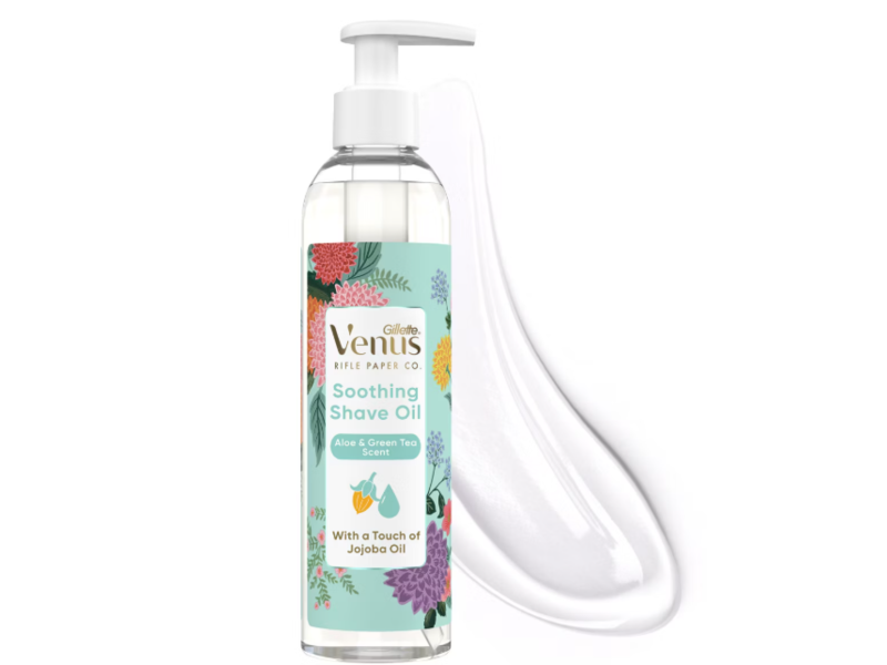 Venus Soothing Shave Oil, Aloe & Green Tea Scent, 7.7 fl oz/227 mL