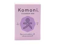 Komoni Cleanser Bar, Lavender & Charcoal, 4 oz/113 g - thumbnail 1