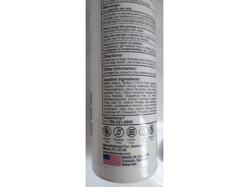 Dermoia Psoriasis Treatment Shampoo, 12 fl oz/355 mL