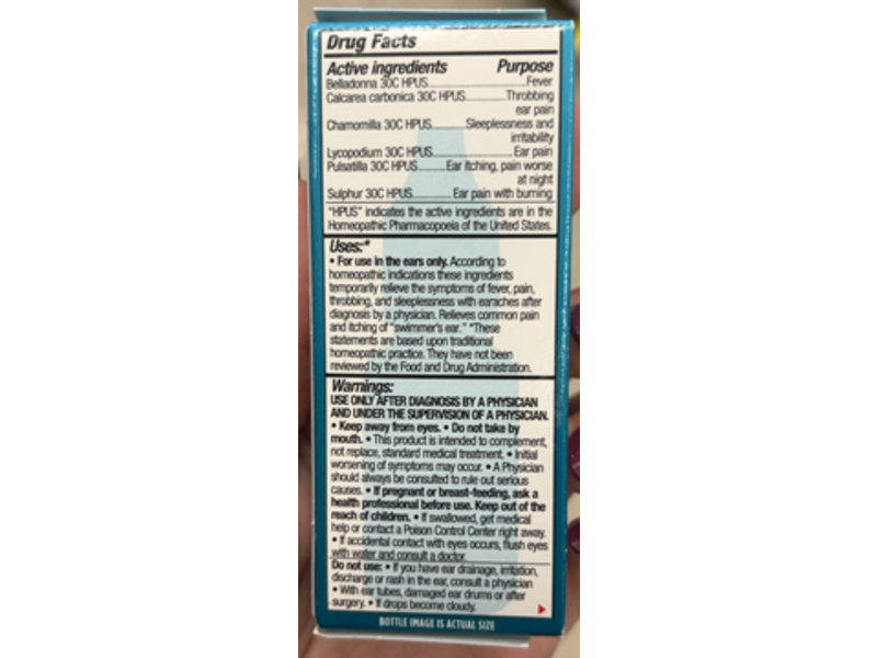 Walgreens Earache Drops, 0.33 fl oz/10 mL